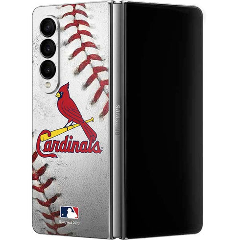 MLB St. Louis Cardinals Game Ball Galaxy Z Fold4 5G Skin